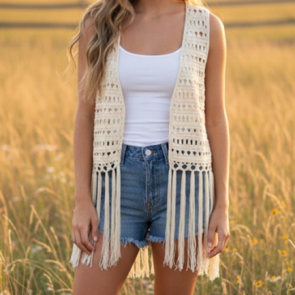 Fringe Benefits: Must-Have Boho Crochet Vest